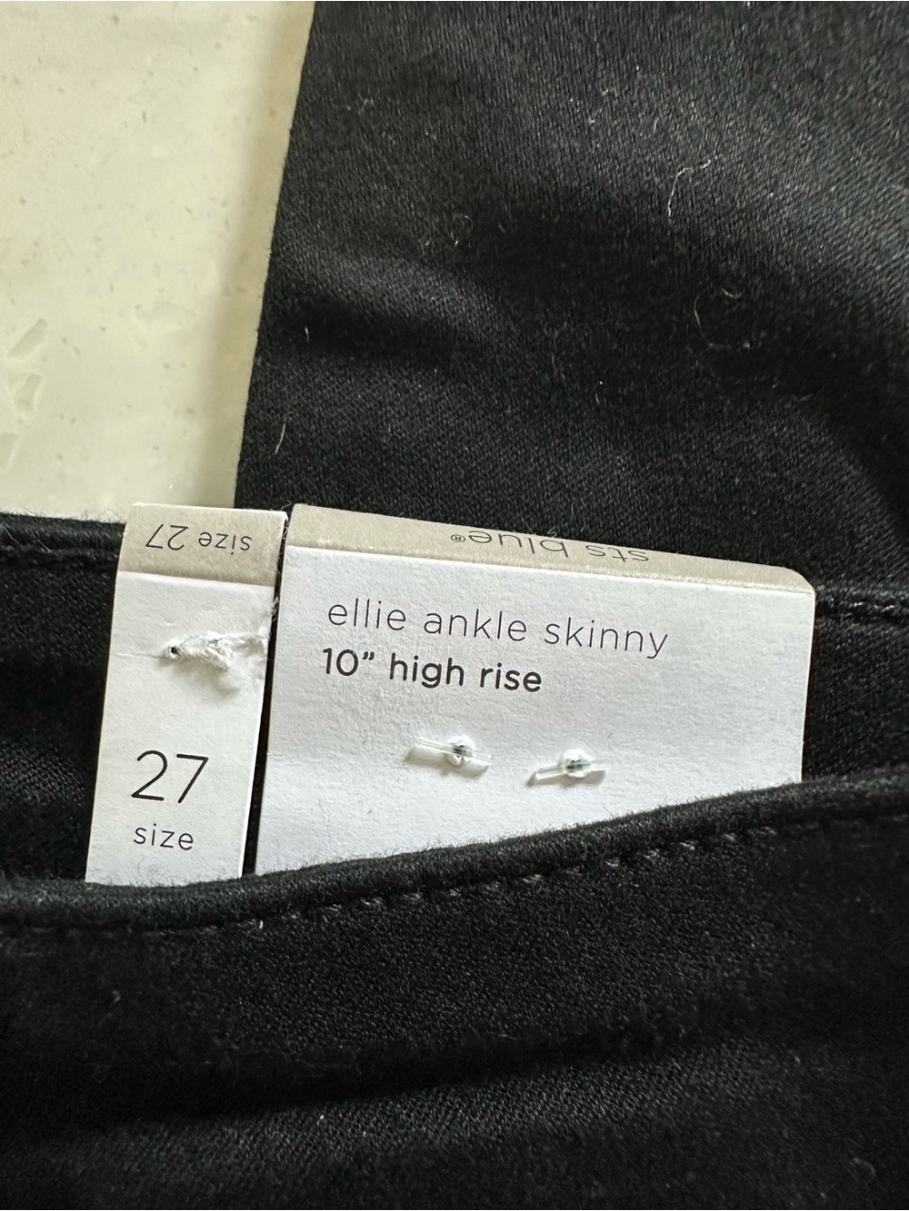 STS Blue -Ellie Black Stretch Ankle Skinny Pants - Picture 5 of 9
